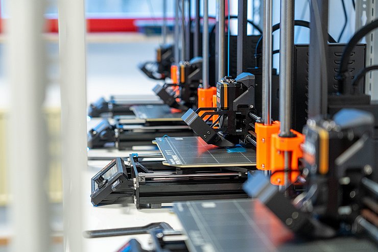 Auch modernste 3D-Drucker dürfen am neuen MINT-Standort nicht fehlen.