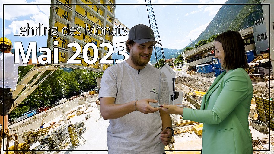 © Land Tirol / Christanell David Pfausler „Lehrling des Monats Mai 2023“
