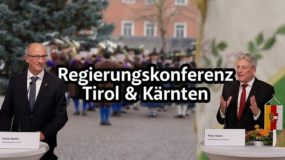 © Land Tirol/Rauch Regierungskonferenz Tirol & Kärnten.