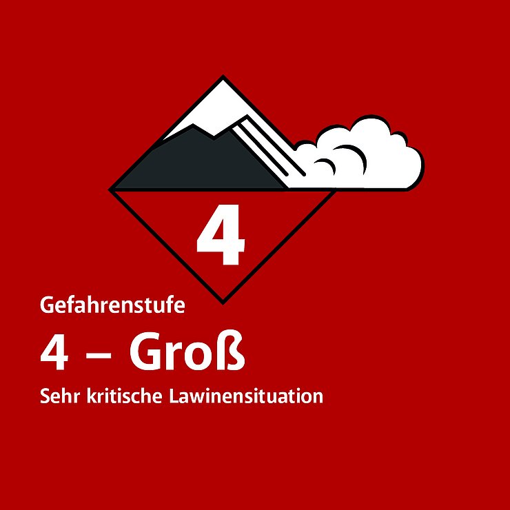 Sujet Lawinengefahrenstufe 4