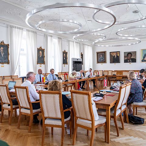 Die Rechnungshofkonferenz fand in den Räumlichkeiten des Landtages statt.