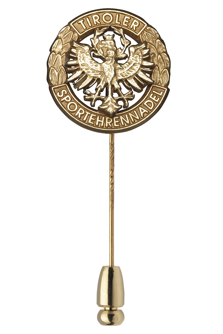 Tiroler Sportehrennadel in Gold
