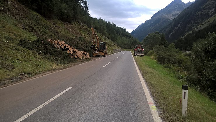 © Land Tirol Übersicht L 16 Bereich Schützesrinne