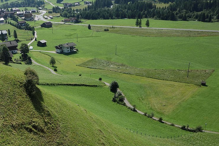 Talboden und südexponierter Hang bei St. Jakob in Defereggen 