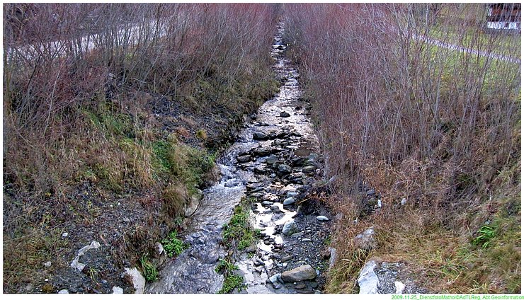 Angererbach, Grenzbach zwischen Kaltenbach und Aschau im Zillertal