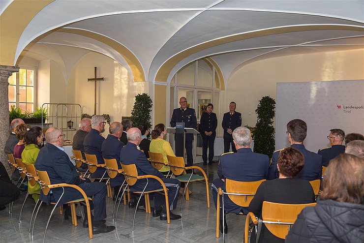 Ehrungsfeier Landespolizeidirektion am 09.11.2022