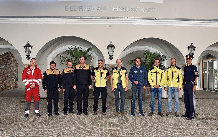 Gruppenfoto der Teilnehmenden an der Übung