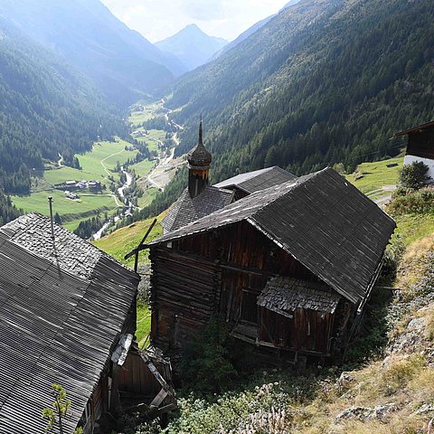 Hofgruppe in Gaislach in Sölden