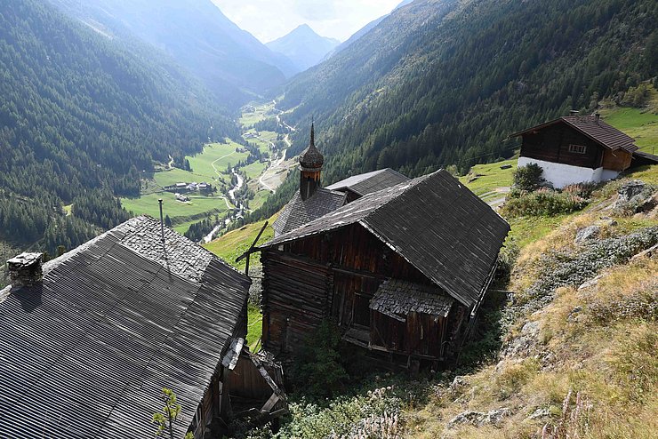Hofgruppe in Gaislach in Sölden
