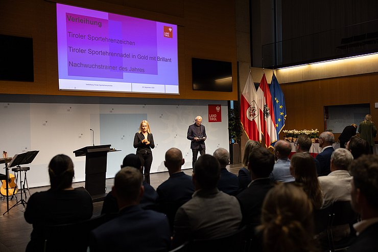 Verleihung Tiroler Sportehrenzeichen 28.09.2026 - Impressionen des Festaktes
