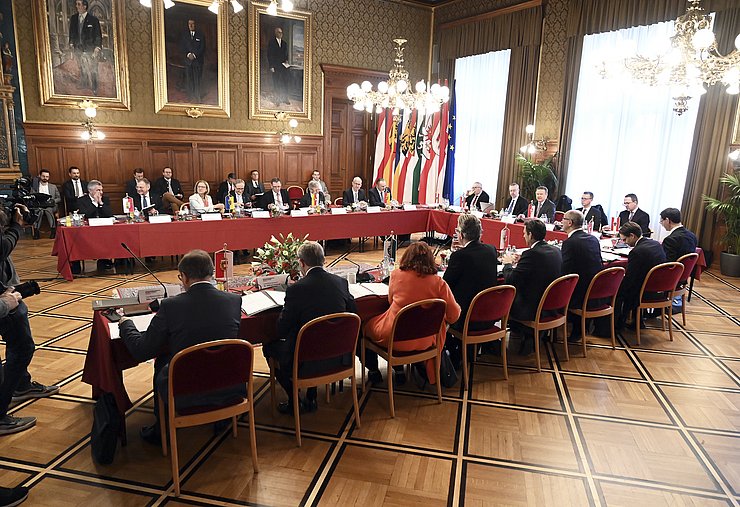 Landeshauptleutekonferenz in Wien. 