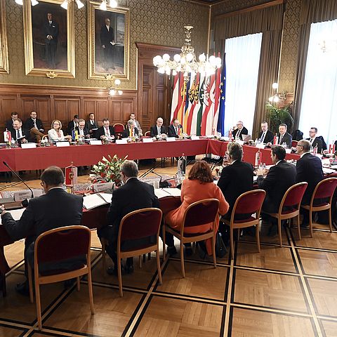 Landeshauptleutekonferenz in Wien. 