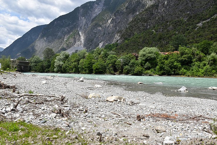 © Land Tirol/Jansenberger Uferbereich des Inn.