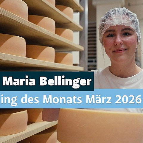 Das ist Maria Bellinger Lehrling des Monats März 2026