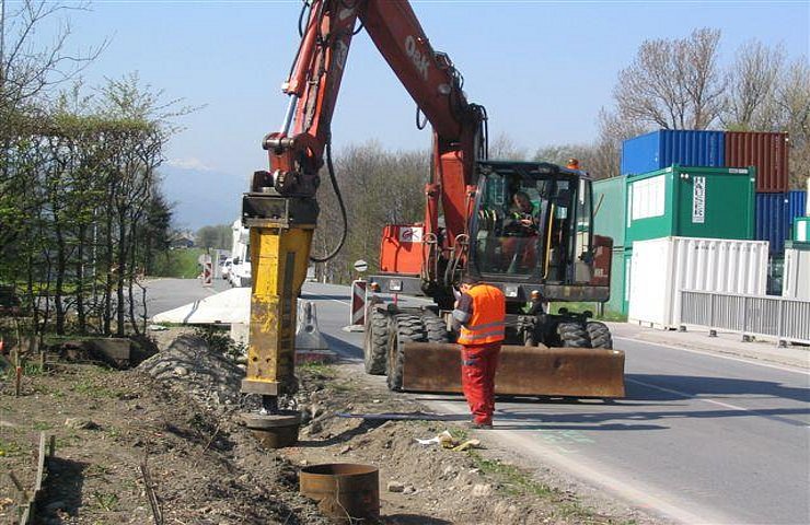 Fundierung Lärmschutzwand