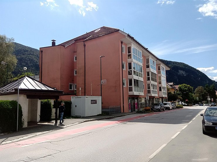 Messstelle Kufstein / Praxmarerstraße Blickrichtung Westen