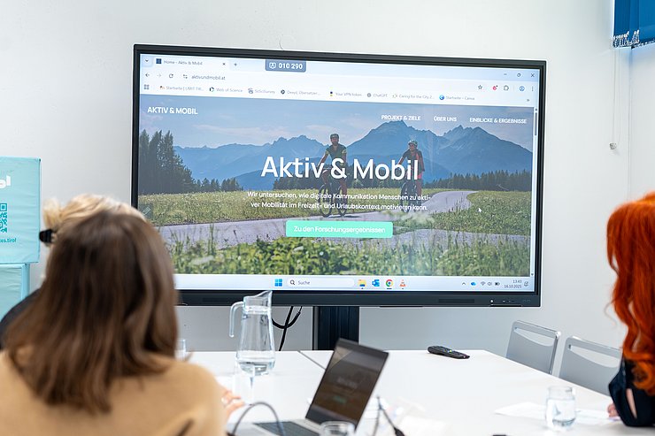 Eine ansprechende Vermittlung der Forschungsergebnisse – das ist das Ziel der Projekt-Website „Aktiv & Mobil“.