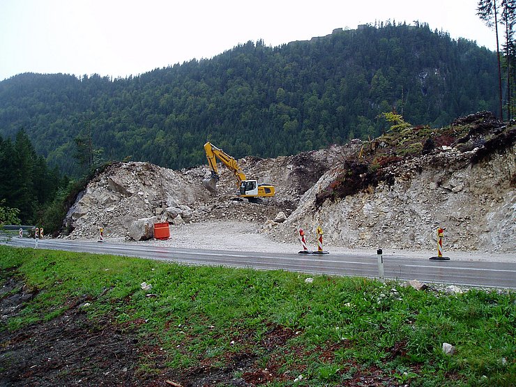 Sprengschutt abtransportieren