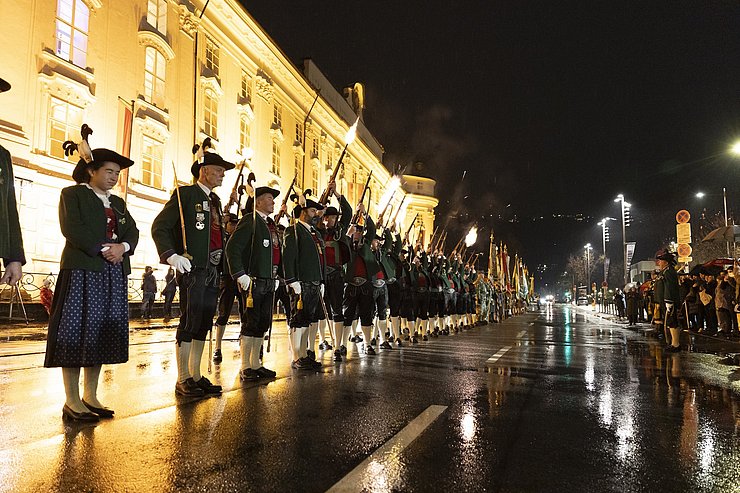 Landesüblicher Empfang vor der Hofburg