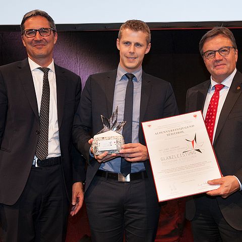 Auszeichnung für die Alpenvereinsjugend Südtirol.