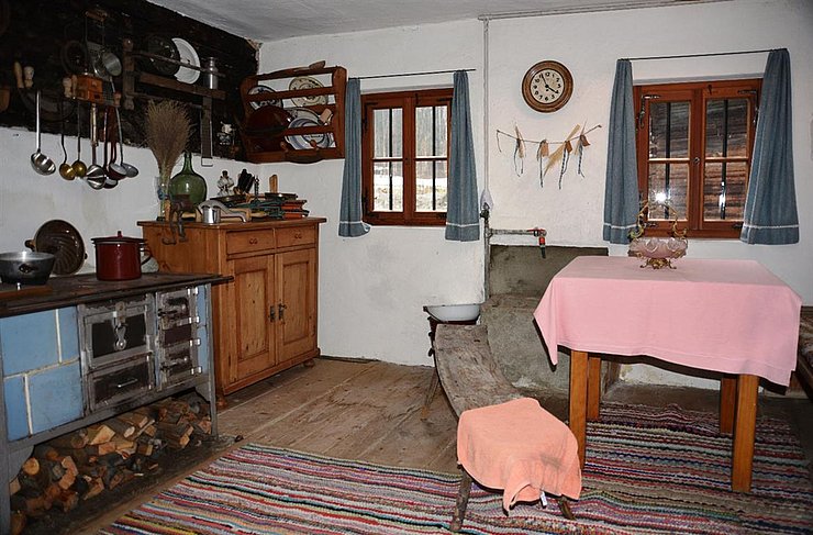Küche im "Heimatmuseum Beim Wegmacher"