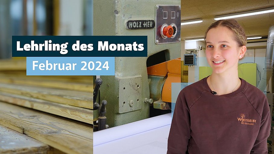 Lehrling des Monats Februar 2024