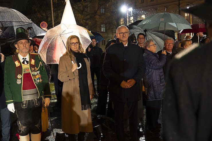Landesüblicher Empfang