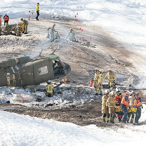 Katastrophenschutzübung im Rahmen des Tiroler LH-Vorsitzes