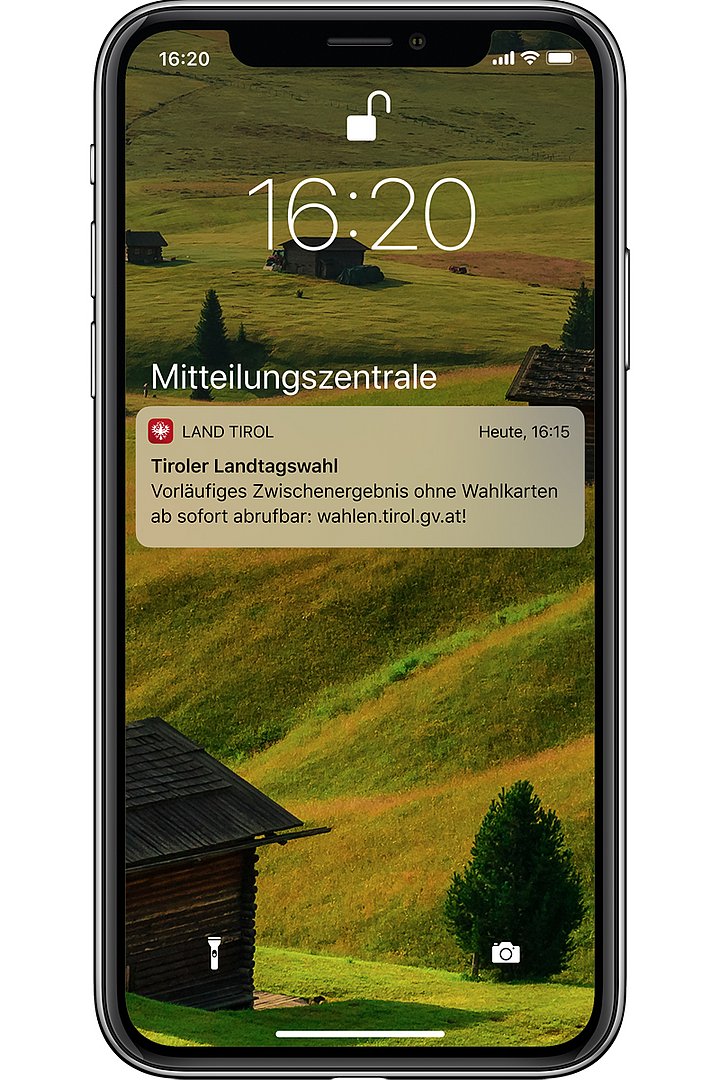 Push Nachrichten Land Tirol