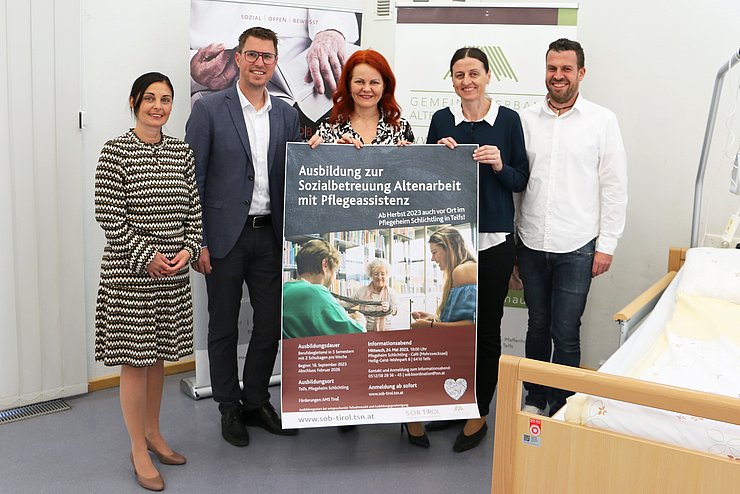 Gruppenfoto Pflegeheim Schlichtling in Telfs