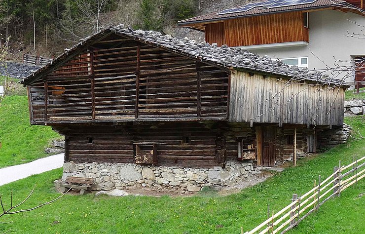 Außenansicht des "Mitterstall" in "Brandberg"