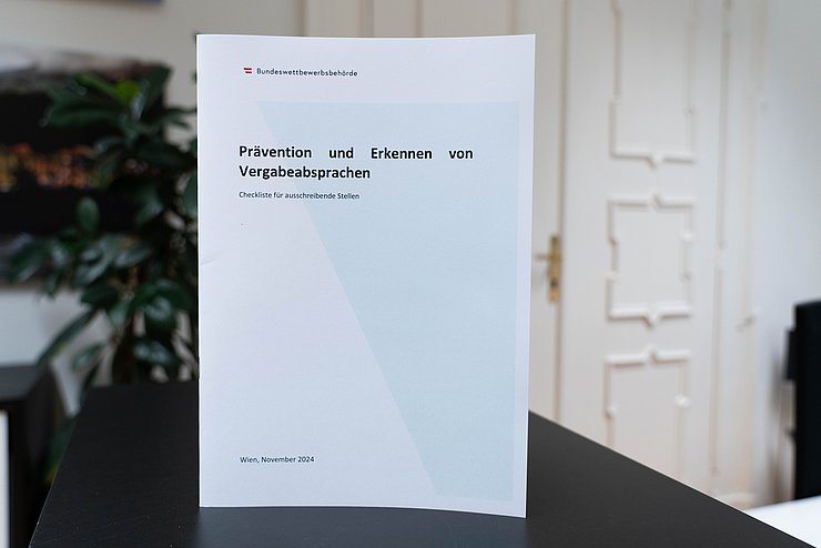 Prävention und Erkennen von Vergabesprachen, Checkliste für ausschreibende Stellen