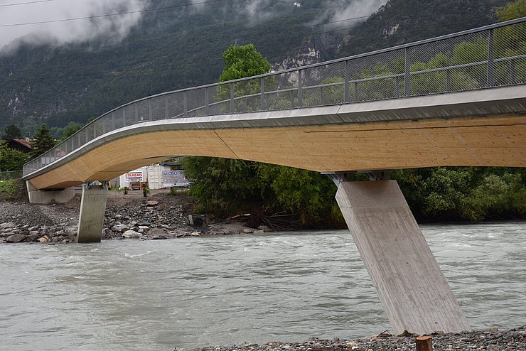 Im vergangenen Jahr wurde die Rad- und Gehwegbrücke von Zirl nach Unterperfuss eröffnet. Unter anderem am Innradweg sind weitere Verbesserungen geplant. 