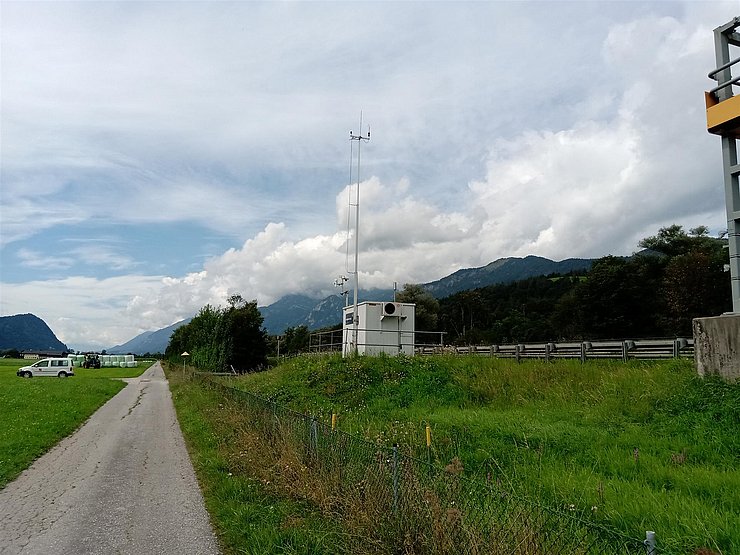 Messstelle Kundl / A12 Blickrichtung Westen