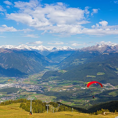 Paraglider beim Start