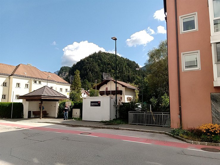 Messstelle Kufstein / Praxmarerstraße Blickrichtung Südosten