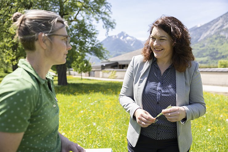 Ritter und Felipe im Gespräch