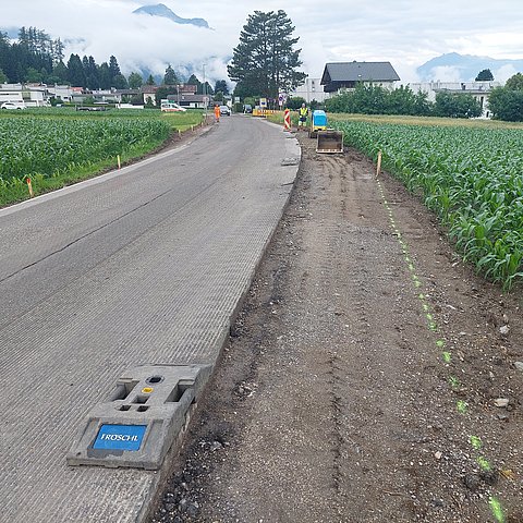 Sperre der L 9 Mittelgebirgsstraße
