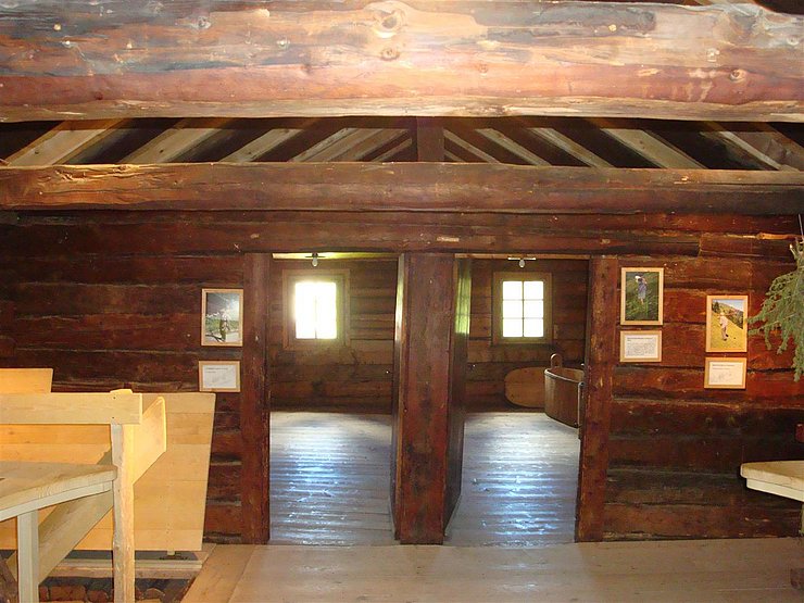 Dachgeschoss im "Almmuseum Alpe Dias"