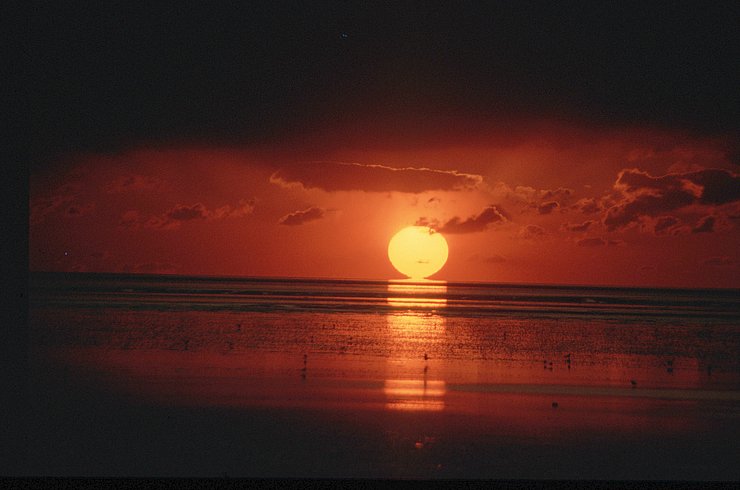 Sonnenuntergang am Meer / sundown by the sea