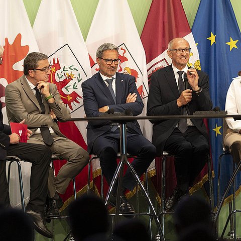 Moderator, Landeshauptleute Tirol, Südtirol, Trentino, Tüttö
