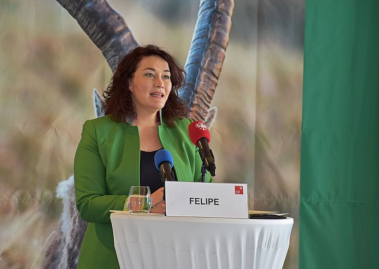 "Heute ist ein Festtag für den Naturschutz in Tirol", so Naturschutzlandesrätin LHStvin Ingrid Felipe.