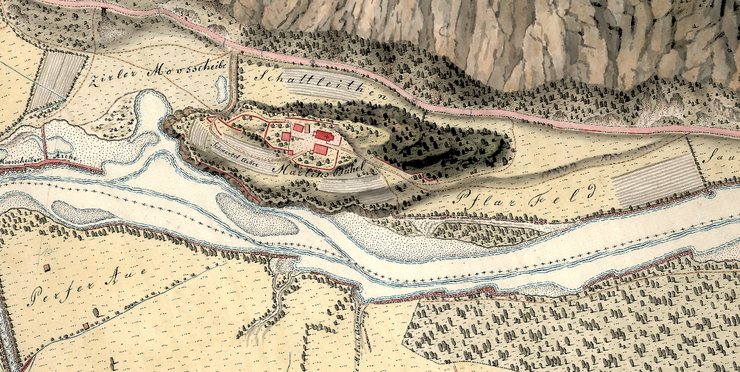 Innstromkarte, 1800 - 1828