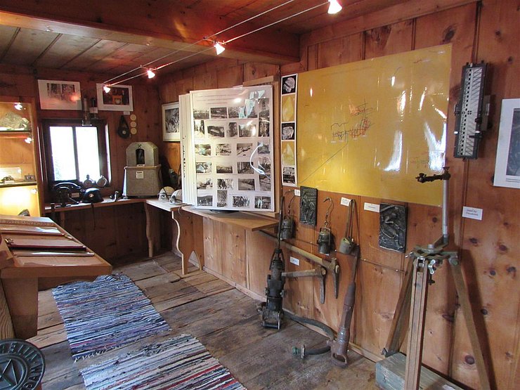 Blick in die Ausstellung im "Kulturerbe Mehlerhaus"