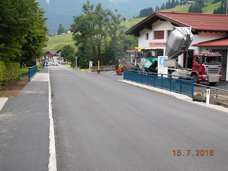 Neue Lussbachbrücke Blickrichtung Südost