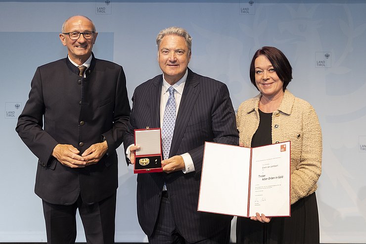 Foto mit dem Geehrten.