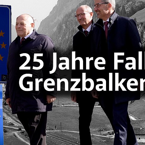 25 Jahre Fall des Grenzbalkens.