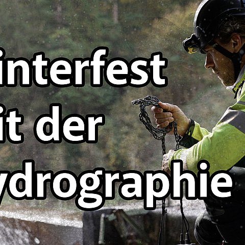 Winterfest mit der Hydrographie.
