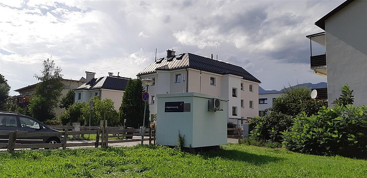 Messstelle Wörgl / Stelzhamerstraße Blickrichtung Westen