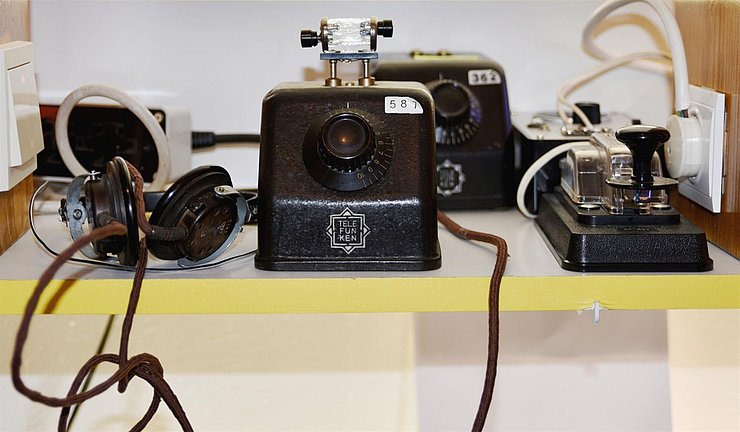 Detektorempfänger im "Radiomuseum Schuchter" in "Innsbruck"
